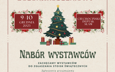 Zdjęcie do Nab&oacute;r wystawc&oacute;w na Powiatowy Jarmark Bożonarodzeniowy