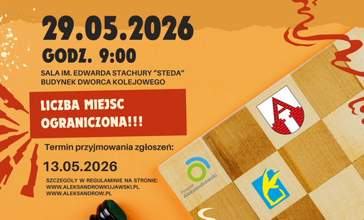 Zdjęcie do I Aleksandrowski Turniej Szachowy już w maju!